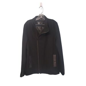 I.am Designer Luxury Wool Mens Blavk Career Preppy Coat Size‎ Medium